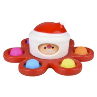 Bubble Popper Santa Spinner