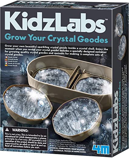 KidzLabs Grow Your Crystal Geodes Kit
