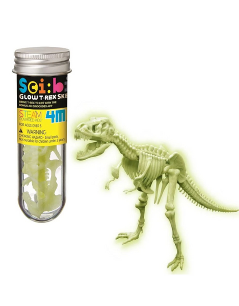 4M Sci:Bits Glow T-Rex Skeleton